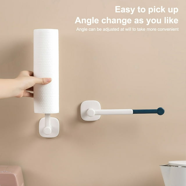 Hanger Wall Punch Free Self-adhesive Bathroom Waterproof Storage Holder Living Room Organization Seamless Hanging Rack Orange Yellow