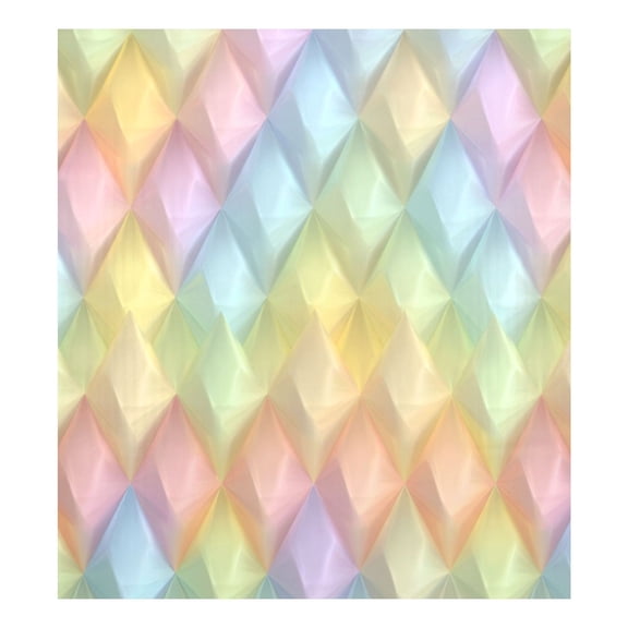 IAUYY Magnetic decorative sticker - 23x26 Inch PVC Refrigerator Decorative Cover, Removable DIY Art for Kitchen Appliances 3d Pastel