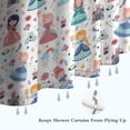 thumbnail image 6 of Floral Princess Pattern Shower Curtain 36"x72" ,Bathroom Decorative Shower Curtains Set with 12 Hooks,Modern Waterproof Washable Shower Curtain, 6 of 6