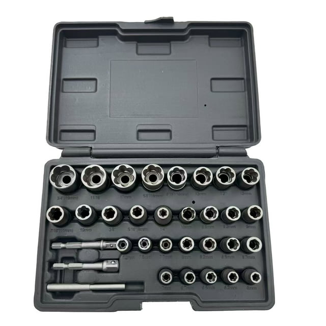 Heavy Duty Drill Bits And Accessories Set Socket Nut Extractor Tool Kit For Automotive Furniture And Applications 3 Hole Saw Drill Bit Metal Carbide Drill Bits Set 6mm Drill Bit Long Long 7/16 Drill