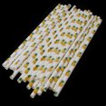 thumbnail image 4 of KAKOWELY 50 pajitas desechables de papel con forma de piña, decorativas, para fiestas, 4 of 4