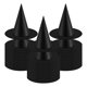 thumbnail image 4 of 14 sombreros de bruja puntiagudos de Halloween con ala ancha para cosplay, accesorios fotográficos para fiestas y festividades. Adultos 37cmx35cm, 4 of 4