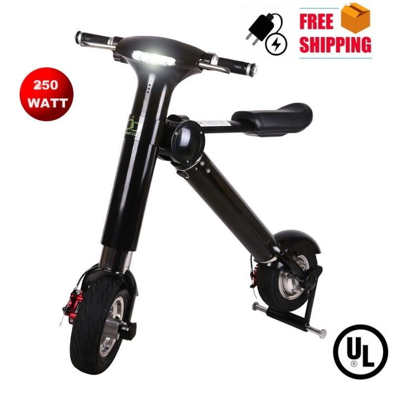 hoverheart 3 wheel folding electric bike