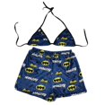 thumbnail image 1 of Conjunto de pijamas de mujer de comercio exterior, pijamas informales de dibujos animados, tirantes divididos, ropa interior sexy de felpa ajustable para verano, 1 of 5