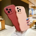 thumbnail image 5 of TIAN LI Case for iPhone 14 Pro Max 6.7", Cute Kawaii Curly Wave Frame Shape Soft Silicone Shockproof Protective iPhone Apple 14 Pro Max Case for Women Girls, Pink, 5 of 8
