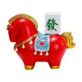 thumbnail image 3 of Mini estatua de animal Feng Shui, figura creativa para decoración de mesa, caballo chino Estilo D, 3 of 9