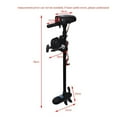 thumbnail image 3 of 12V 18LB Thruster, Electric Trolling Motor, of Inflatable Kayak Rowing Boat ,Outboard Engine LED Battery Indicator ,Easy to Install, 3 of 12