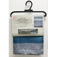 thumbnail image 2 of Rideau de Douche en Polyester avec Crochets en Métal, 70x72 Pouces, Bleu Marine, 2 of 2