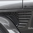 thumbnail image 4 of For 2018 - 2023 for Jeep for Wrangler JL Carbon Fiber Style Flag Leaf Fender Sticker Decoration -, 4 of 4