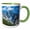 Green/White, variant on 3drose, Mt. Stuart, Okanogan-wenatchee Nf, Washington, Usa., 11oz Magic Transforming Mug