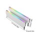 thumbnail image 4 of Disipador Calor para RAM Computadora 5V 3PIN ARGB Sync DDR3 DDR4 DDR5 Enfriador Memoria (Plata), 4 of 4