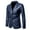 Dark Blue, variant on Clearance Men's Suits Leather Business Stand Collar Punk Motorcycle Outwear Mens Formal Blazer Suit Jacket