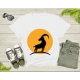 thumbnail image 2 of Cool Wild Goat Animal Horn Sunset Silhouette Capricorn T-Shirt Goat Lover Shirt Farm Animal Goat Gift Tshirt Farm Life Animal Lover Shirt, 2 of 8