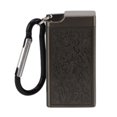 thumbnail image 2 of Portable Aluminum Ashtray With Lid, Mini Embossed Pattern Wide Application For Bar Indoor Outdoor , Suitable For Parties And Social Gatherings, 2 of 8