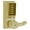 Antique Brass, variant on Simplex LL1021C-05 Pushbutton Lever Lock Prepped for Corbin Core Override - Antique Brass