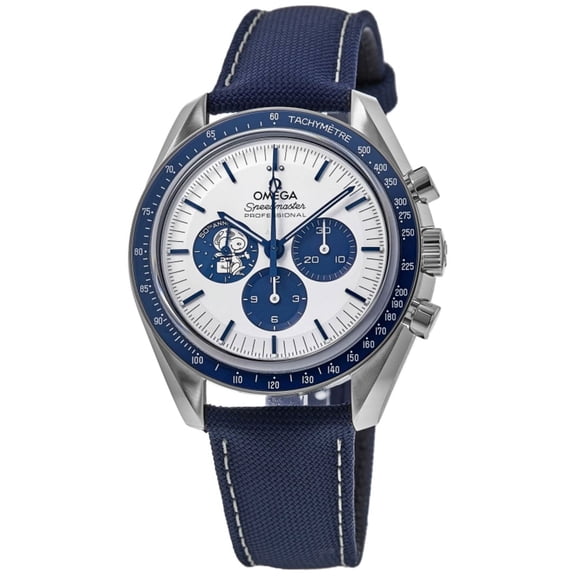 Omega Speedmaster 50th Anniversary Silver Snoopy Award Men's Watch 310.32.42.50.02.001
