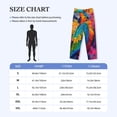 thumbnail image 4 of Balery Vibrant Parrot Splash Art Pantalones de pijama para hombre, pijama ultraligero, pantalón de descanso-3X-Large, 4 of 6