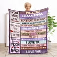 thumbnail image 1 of LHSHID Grandma Gifts Blanket Grandma Gifts from Granddaughter Gigi Gifts for Grandma Birthday for Grandma Nana Blanket Throw to My Grandmother Gift Ideas 30x40in, 1 of 5