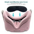 thumbnail image 4 of Funda de silicona y accesorios de protección para Oculus Quest 2, 4 of 7