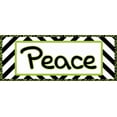 thumbnail image 2 of Gibbons, Lauren 18x10 White Modern Wood Framed Museum Art Print Titled - Tween Peace Green, 2 of 4