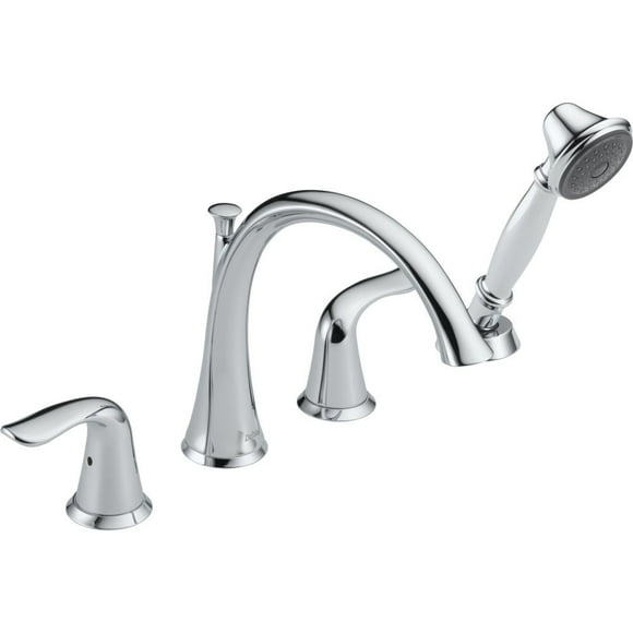 Grifo Delta Lahara T4738 Roman para bañera con ducha de mano, cromado