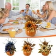 thumbnail image 1 of Adorno de Calabaza Grande para Decoración Del Hogar | Decoración de Escritorio para Halloween con Hoja de Arce y Girasol | Espuma 12 X 12 X 25 Cm, 70 G - Yst250702002A, 1 of 2