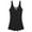 A Black, variant on YONGHS Women's Athletic One Piece Swimsuit Sports Leotard Bathing Suit