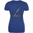 thumbnail image 2 of Halloween Ninja Assassin Costume Women's Juniors Soft T Shirt, 2 of 5