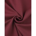thumbnail image 5 of Unique Bargains Robe Fourreau Femme Col en V Travail Peplum Robe Crayon Rouge S, 5 of 5