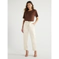thumbnail image 2 of Sofia Jeans Women's Tapered High Rise Satin Cargo Pants, 27" Inseam, Sizes 0-18, 2 of 6