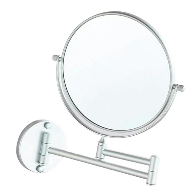 Xuanheng Double Sided Wall Mount 3X Magnifying Cosmetic Shaving Swivel Mirror Matte