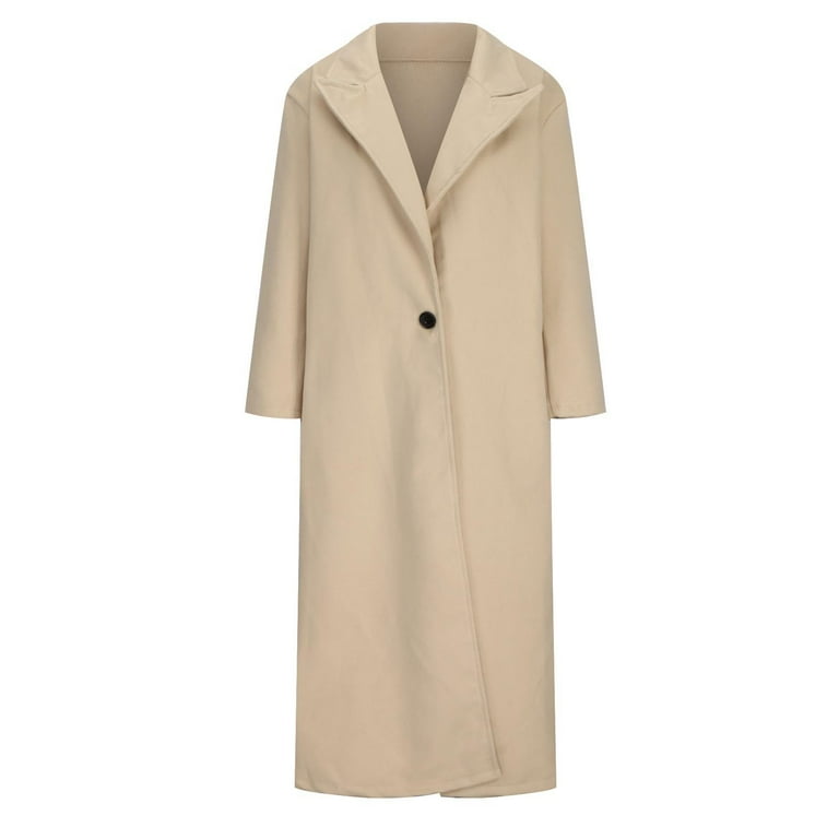 XFLWAM Women's Notch Lapel Single Breasted Pea Coats Wool XFLWAM Women's Notch Lapel Single Breasted Pea Coats Wool