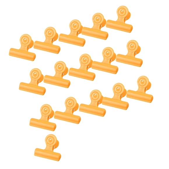 Bolsa Clips para Chips Sidaley 16 Piezas Amarillo Organizador de Alimentos