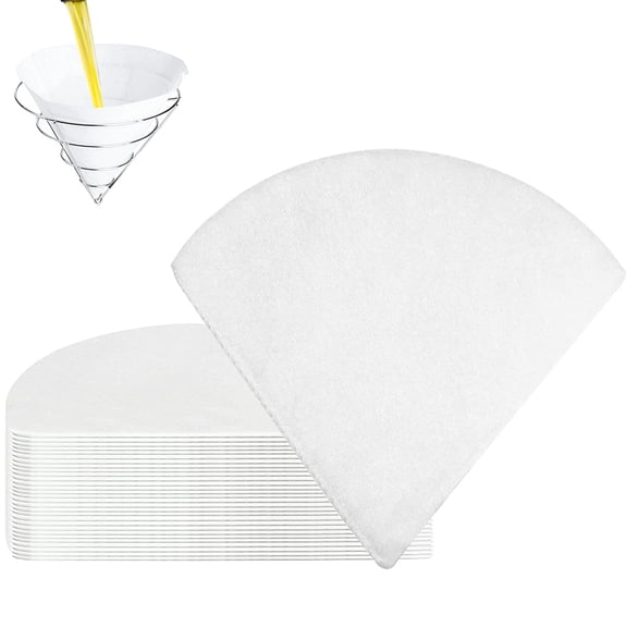 Tzgsonp Fryer Oil Filter Cone Filters Non-Woven Filter Cones Cooking Oil Filter Cones Maple Syrup Filter Set Cones Filter for Kitchen Restaurants Cafes Food Trucks Hotels