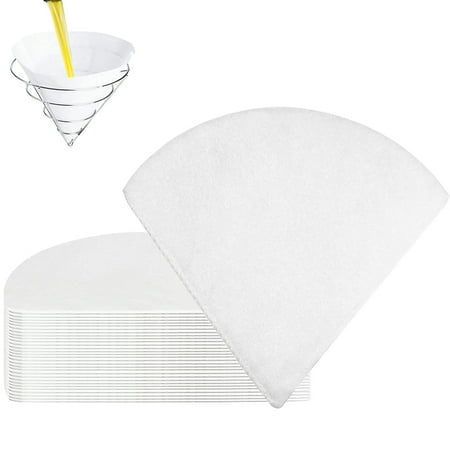 

Fryer Oil Filter Cone Filters Non-Woven Filter Cones Cooking Oil Filter Cones Maple Syrup Filter Set Cones Filter for Kitchen Restaurants Cafes Food Trucks Hotels