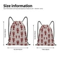 thumbnail image 2 of Defioc Red Lobster With Claws for Drawstring Backpack Sports Gym Bag for Women Men Children Adult Sackpack Yoga Bag for Wet Swimming,Gym,and Workout Gear -Medium, 2 of 9