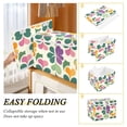 thumbnail image 2 of Yayeee Collapsible Cube Storage Bin with Lid Fabric Closet Decorative Basket with Handles, Purple Clover Pattern, 2 of 7