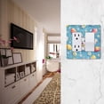 thumbnail image 5 of Yayeee Rocker Switch Wall Plate 2-Gang 4.7"x4.6" Home Decorative Outlet Cover, Easter Bunny Pattern, 5 of 6