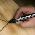 thumbnail image 3 of Markal 200 Lumber Crayon Economical Wax Based Marker, 1/2" Hex, 4-5/8" Length, Black (Pack of 12), 3 of 3