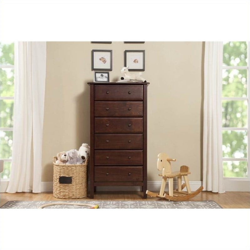 DaVinci Jayden 6 Drawer Tall Dresser in Espresso