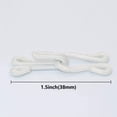 thumbnail image 4 of 40 juegos de ganchos de costura grandes y bucles para manualidades de libros de joyería, etc., 38 mm (1-1/2") 20 piezas negras + 20 piezas blancas TUNC Sencillez, 4 of 5
