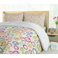 thumbnail image 5 of Ambesonne Colorful Duvet Cover Sets, Circle and Dots Spring, 2-Queen, Multicolor, 5 of 7