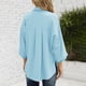thumbnail image 4 of Moda Mujer Camiseta de manga larga Otoño Frente abierto Prendas de abrigo sueltas Blusa sólida Abrigo Tops Fridja  czfsfas6741, 4 of 8