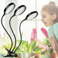 thumbnail image 4 of LED Grow Light Full Spectrum White Light 4/8/12H Timer 5 Brightness Leves Clip Plant Growing, 4 of 8