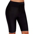 thumbnail image 1 of Bas de Maillot de Bain Long Boardshort Taille Haute Tankini pour Femmes, 1 of 6