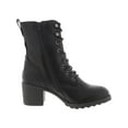 thumbnail image 5 of Sun + Stone Womens Sloanie Faux Leather Double Zipper Ankle Boots, 5 of 5