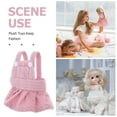 thumbnail image 3 of LITINKIMI 1Pcs Stuffed Bear Costume Pink Cloth Overall Dress for Dolls Enhance Creativity, 3 of 8