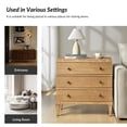thumbnail image 6 of Tina's Home Transitional Solid Wood End Table with Charging Station & Spacious Storage Acorn, 6 of 7
