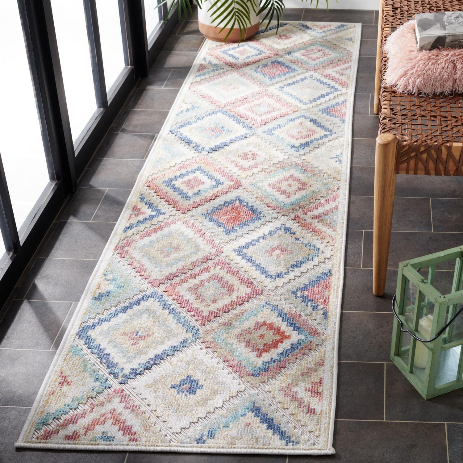 SAFAVIEH Cabana Carina Geometric Indoor/Outdoor Area Rug