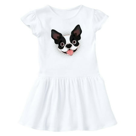 

Inktastic Boston Terrier Dog Gift Gift Baby Girl Dress